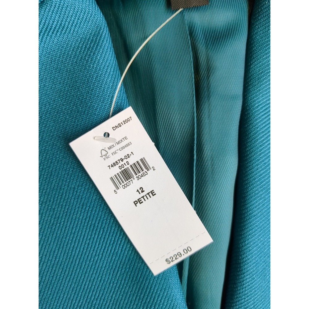 NWT $229 Banana Republic Women 12 Wool Double Pocket Blazer Sportcoat Petite - Picture 4 of 16